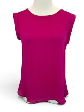 Ann Taylor Women’s Pink Sleeveless Tank Top Blouse Size XS